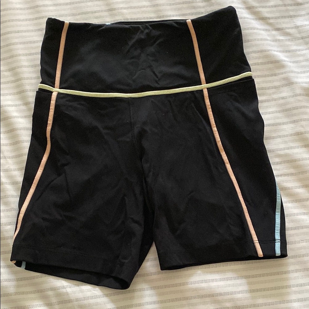 Women's Black High-Waisted Shorts